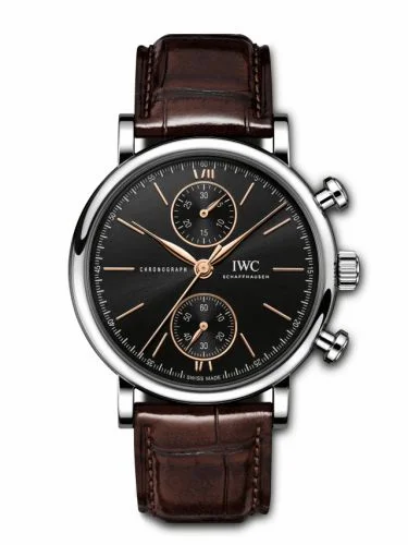 IWC Portofino Chronograph 39 Stainless Steel / Black IW3914-04 (IW391404)